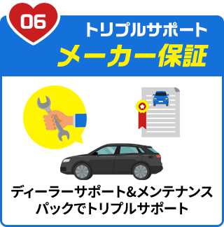 トリプルサポートメーカー保証