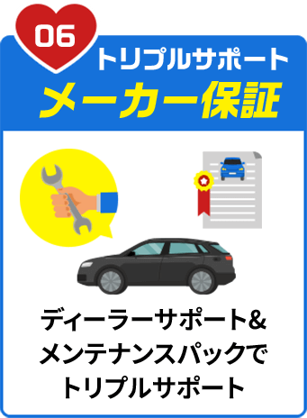 トリプルサポートメーカー保証